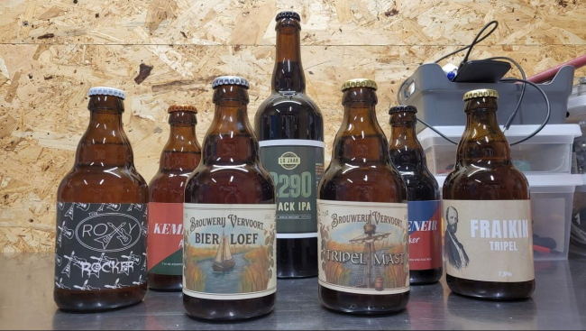 Een greep uit het assortiment van Brouwerij Vervoort.