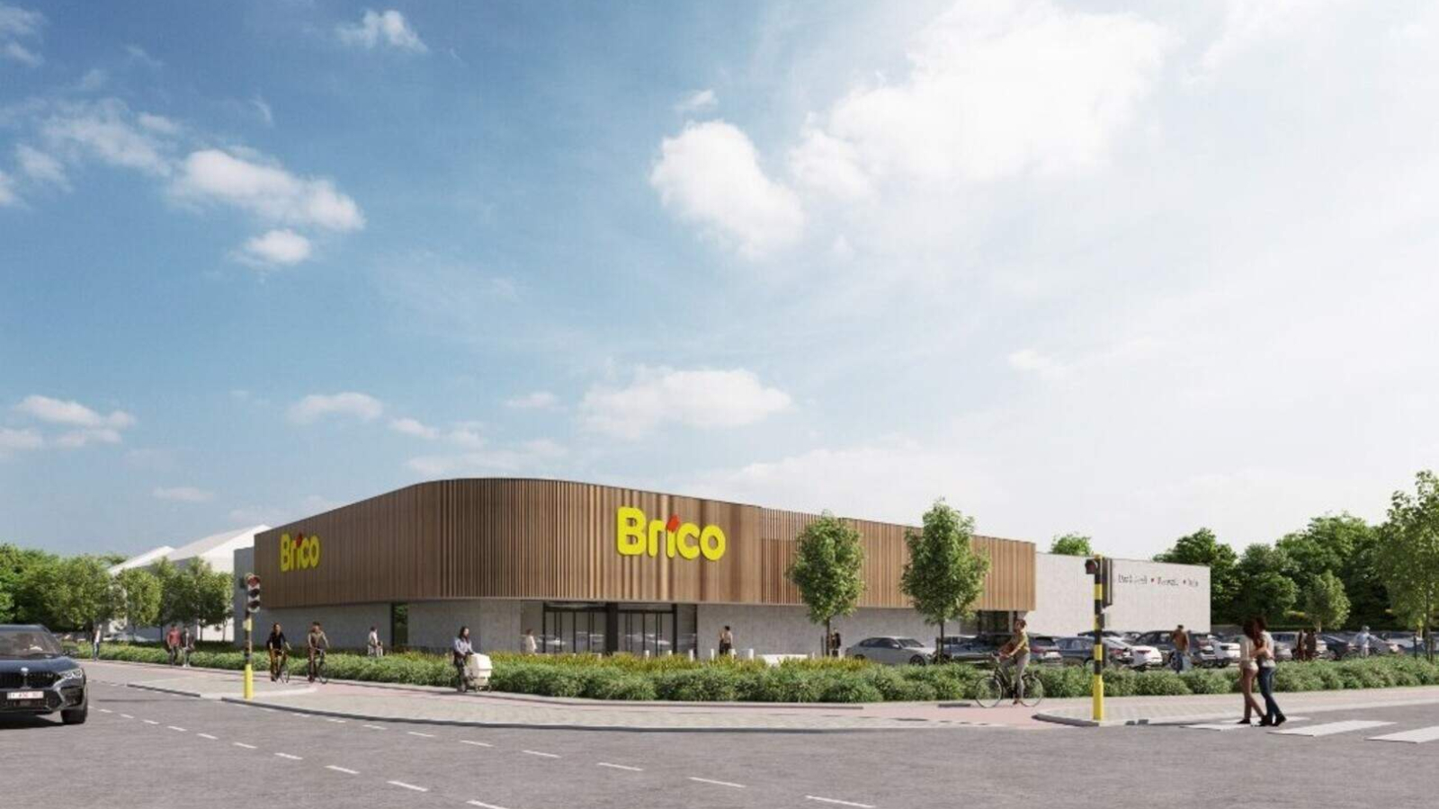 Een simulatiebeeld van hoe het project er uiteindelijk moet gaan uitzien