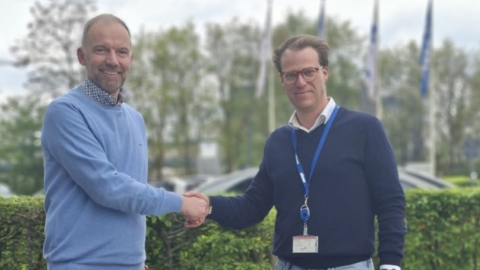 Filip Van den Broeck (Greif, left) and Jasper Vandenbogaerde (Oleon, right) horizontaal