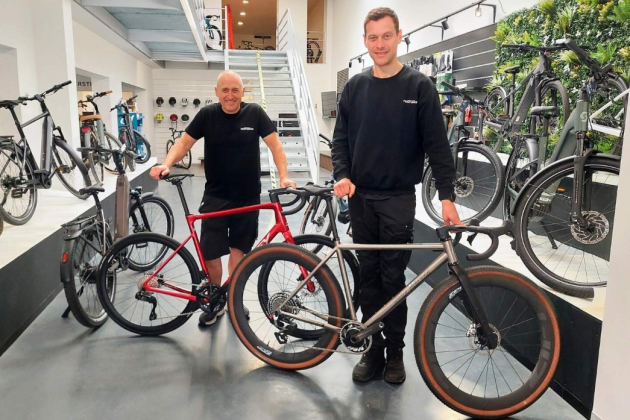 Piet en Christof van Team Bikes in Arendonk
