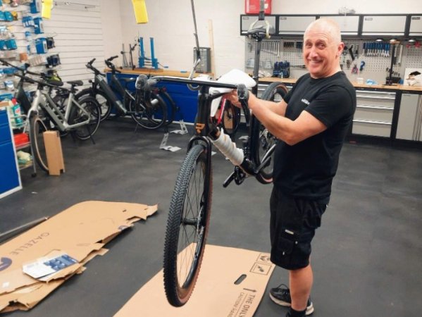 Piet Erpels van Team Bikes