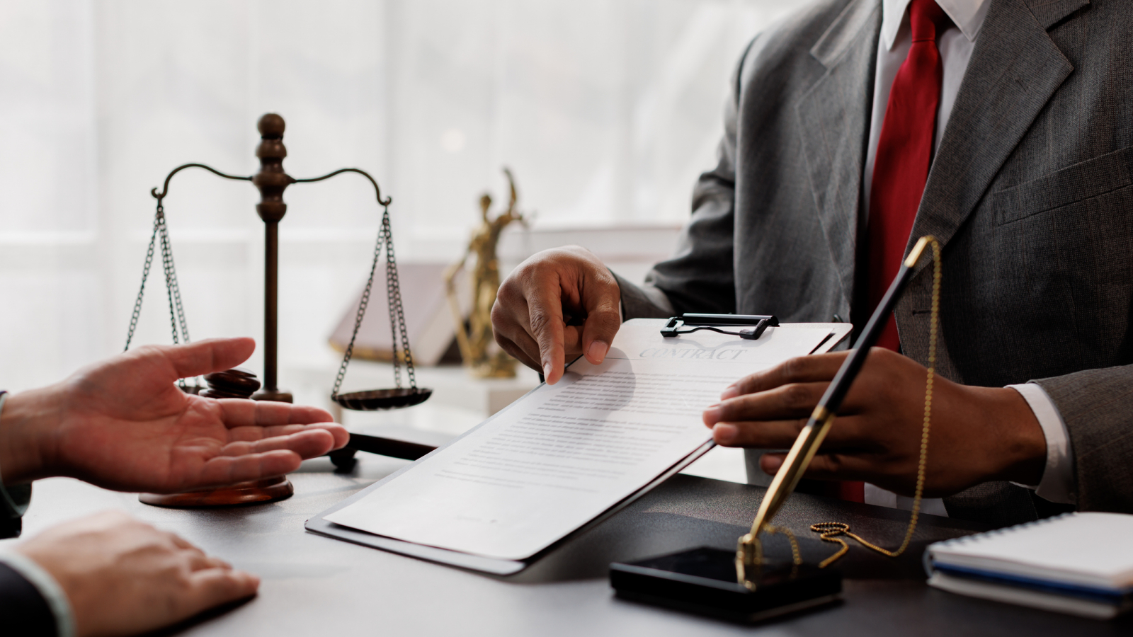 The boss is pointing in the face at the helper who misbehaved in business or legal matters in law firm office. Legal law, advice deal justice and law concept.