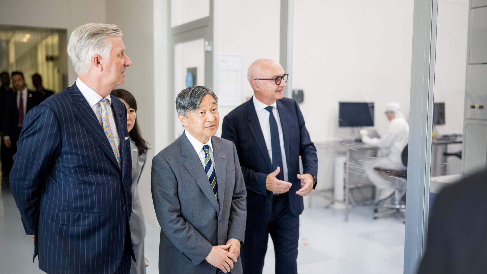 BELGIUM JAPAN STATE VISIT WEDNESDAY IMEC LEUVEN