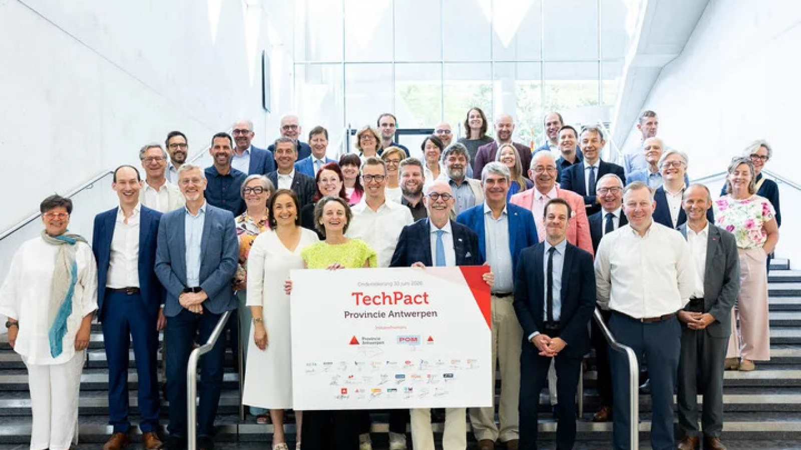 Bijna dertig Antwerpse partners sluiten TechPact rond techniek en innovatie