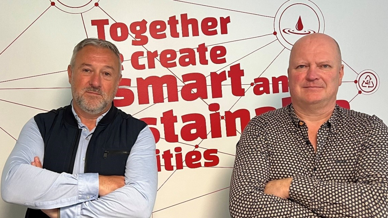 Operations Director Gerry Peeters & Business Unit Manager Herman Vaessens