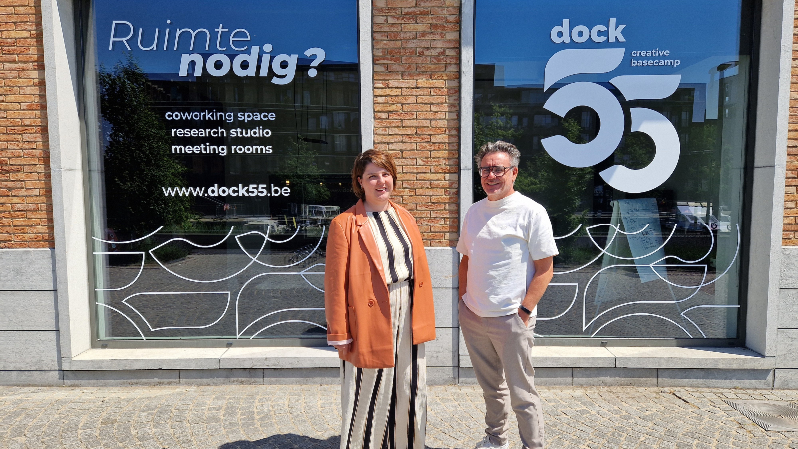 Valerie Vanherle (Dock55) en Wim Hamaekers (One Inch Whale) kopie