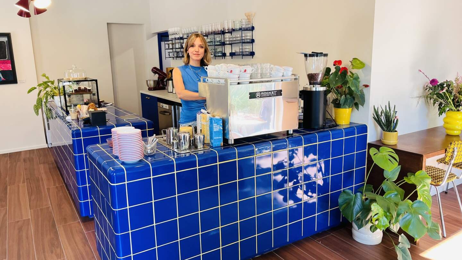 Paulien leerde de kneepjes van het vak bij koffiebar Lucien