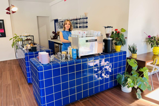 Paulien leerde de kneepjes van het vak bij koffiebar Lucien