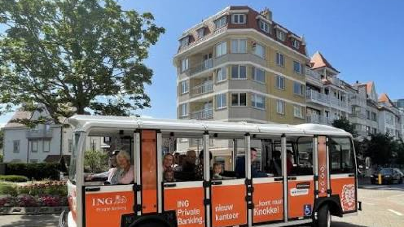Knokke shopping bus images