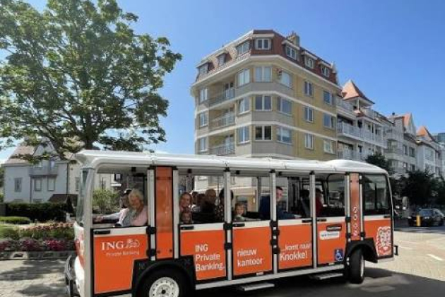 Knokke shopping bus images