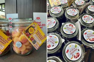 Astra Sweets deelt honderd snoeppotten uit aan Turnhoutse handelaars