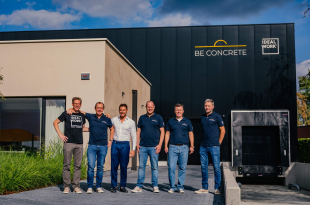 Be Concrete opent toonzaal, magazijn en opleidingshal in Beerse