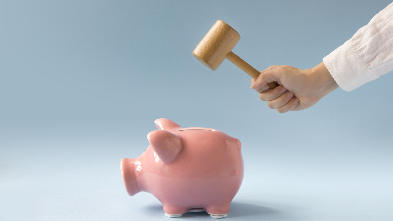 Financial crisis still life.