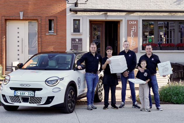 Garage De Lim en Casa Fraquelli vieren Fiat-deal met 135 kilometer pizzaroute