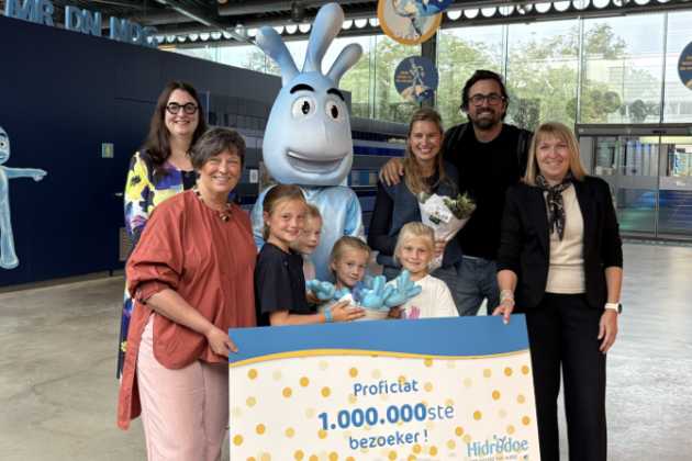 Hidrodoe ontvangt miljoenste bezoeker
