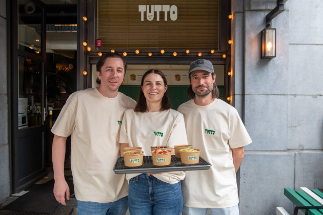 Joris, Benthe en Simon het team achter Tutto