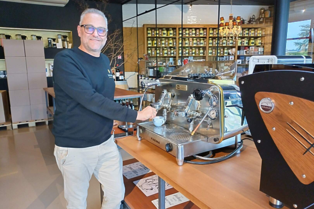 Jurgen Taeymans verhuisde zijn koffiebranderij in 2021 naar Minderhout