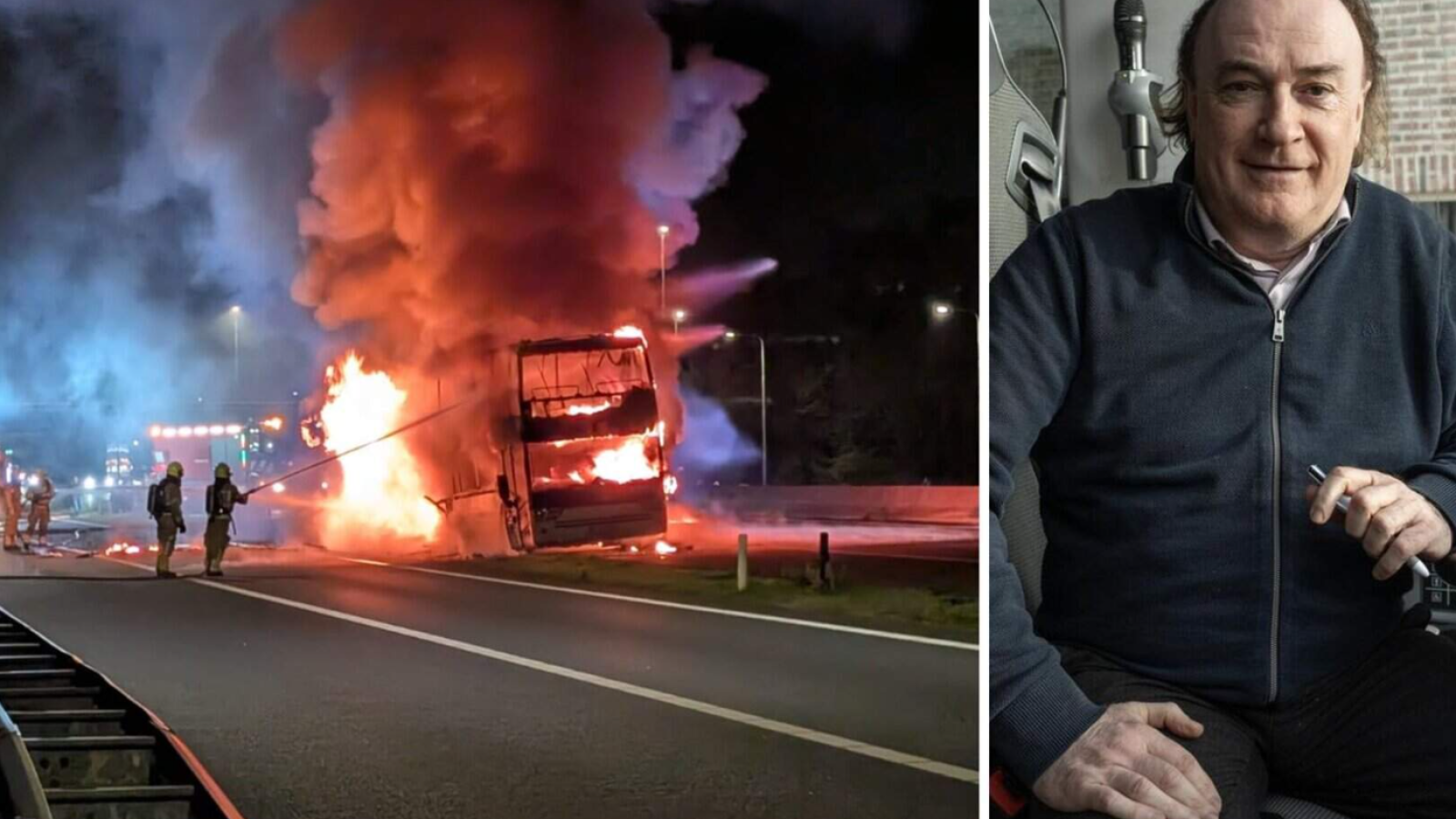 Verhoeven Autocars steunt fanfare die getroffen werd door busbrand