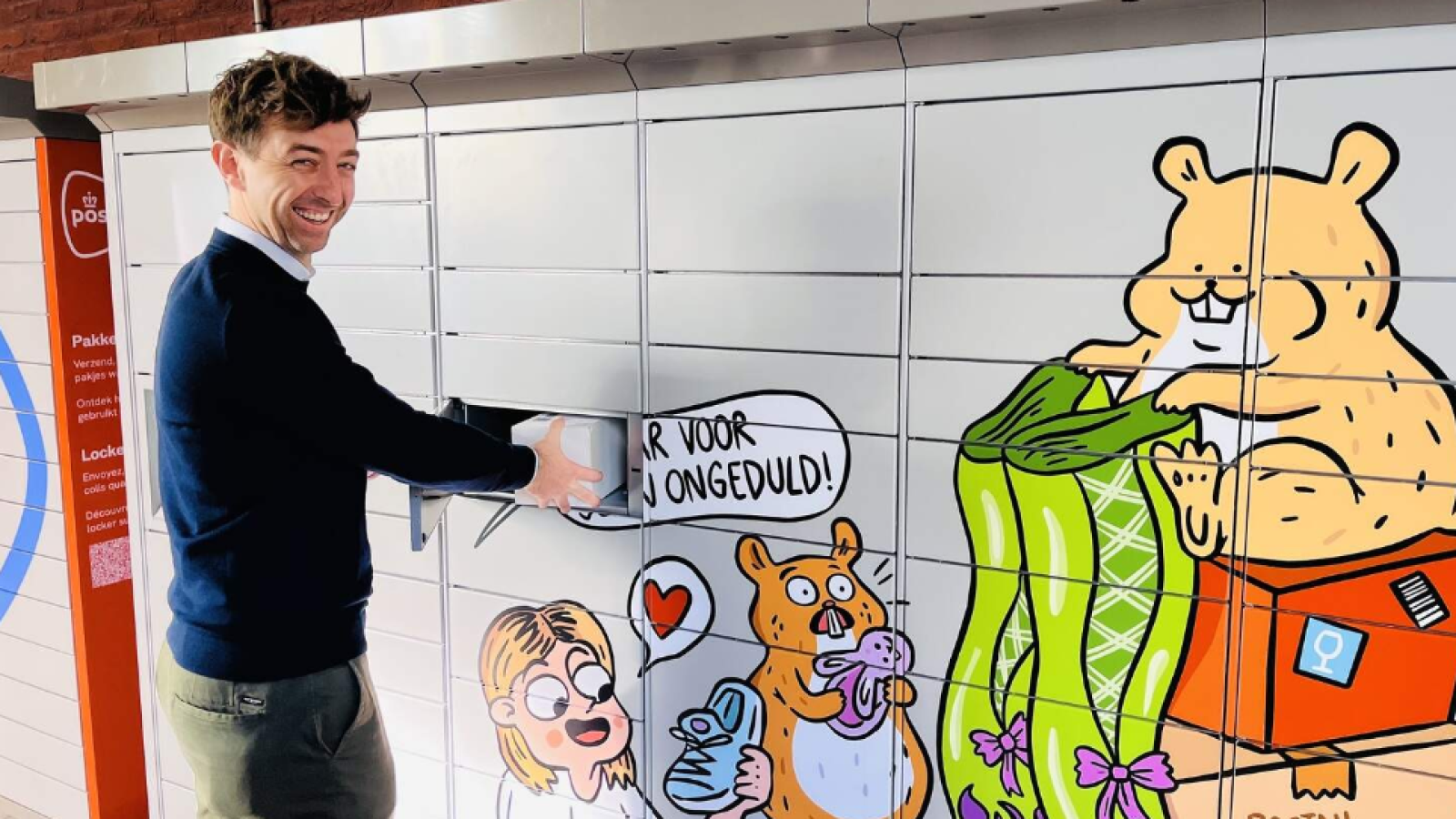 Eerste PostNL-automaat geopend in Antwerpen