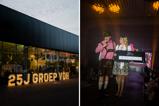 Groep VDH haalt 20.000 euro op voor De Warmste Week tijdens jubileumfeest