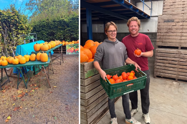 Teler Mathias Rommens uit Boechout en Waste Warrior Thomas Schiltz