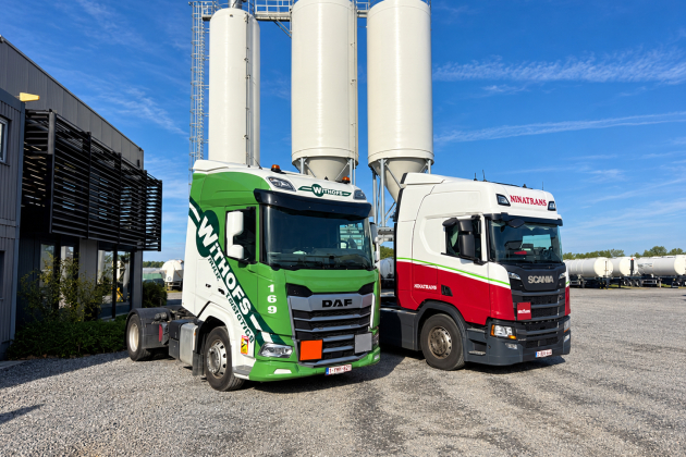 Withofs en Ninatrans bij silo’s