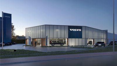Render Nieuwe showroom